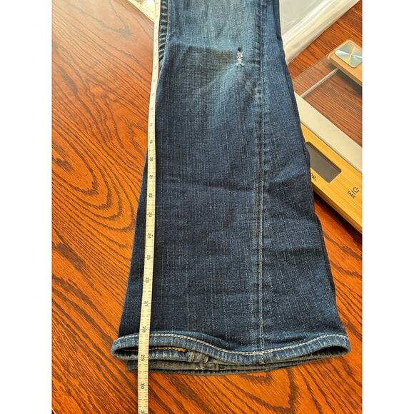True Religion Women's Jeans Dark Wash Joey Denim Low Rise Vintage Flare Size 30 - Picture 4 of 6